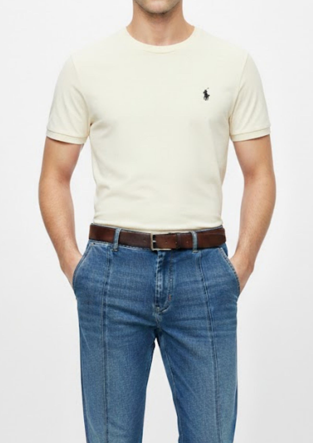 Men’s Cotton Jersey Round Neck Polo T-Shirts