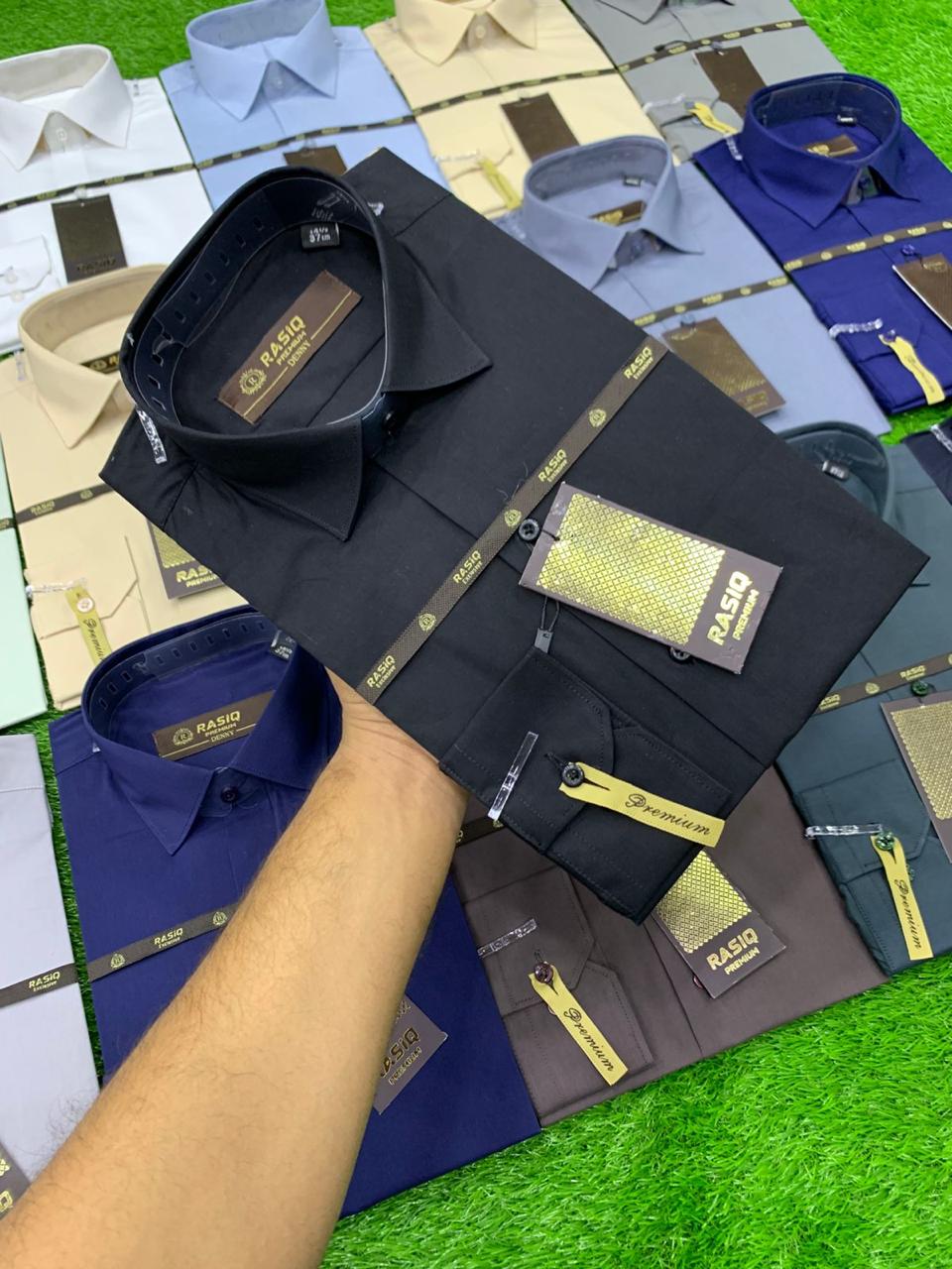 Men’s Formal Plain Dress Shirts – Premium Quality