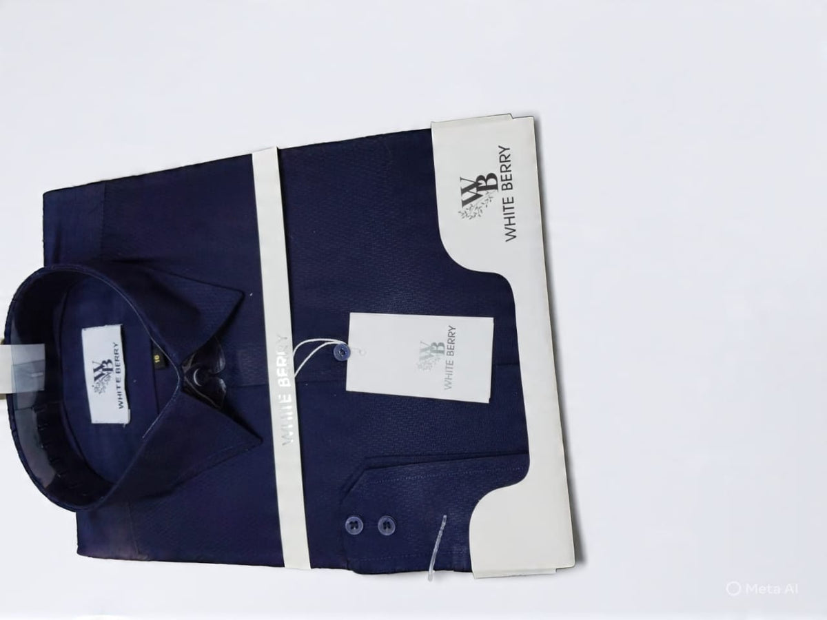 Men’s Dobby Formal Dress Shirt Premium Office Wear