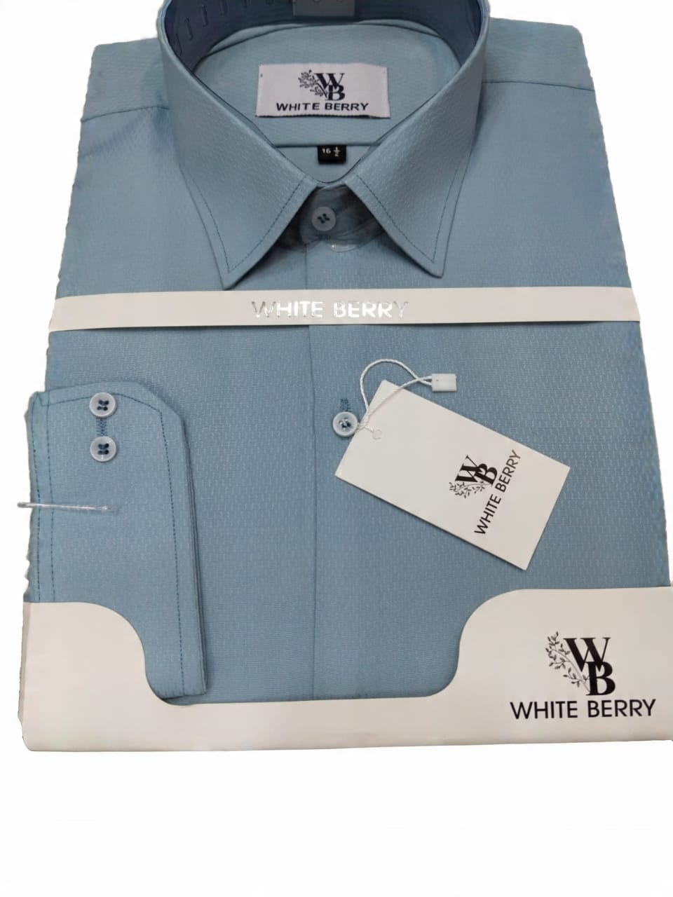 Men’s Dobby Formal Dress Shirt Premium Office Wear