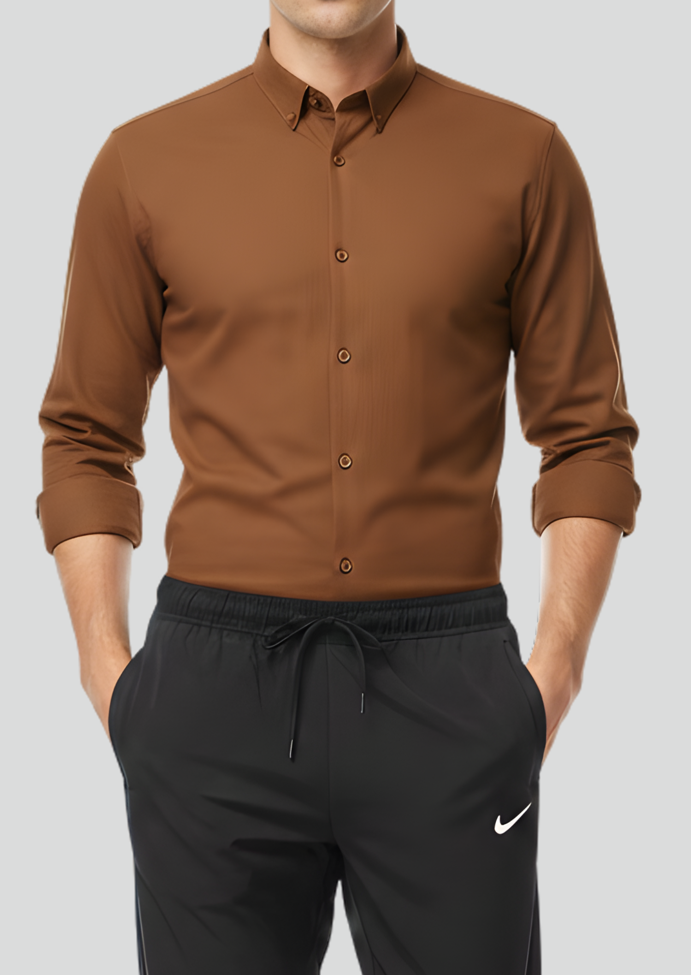 Men’s Dobby Formal Dress Shirt Premium Office Wear