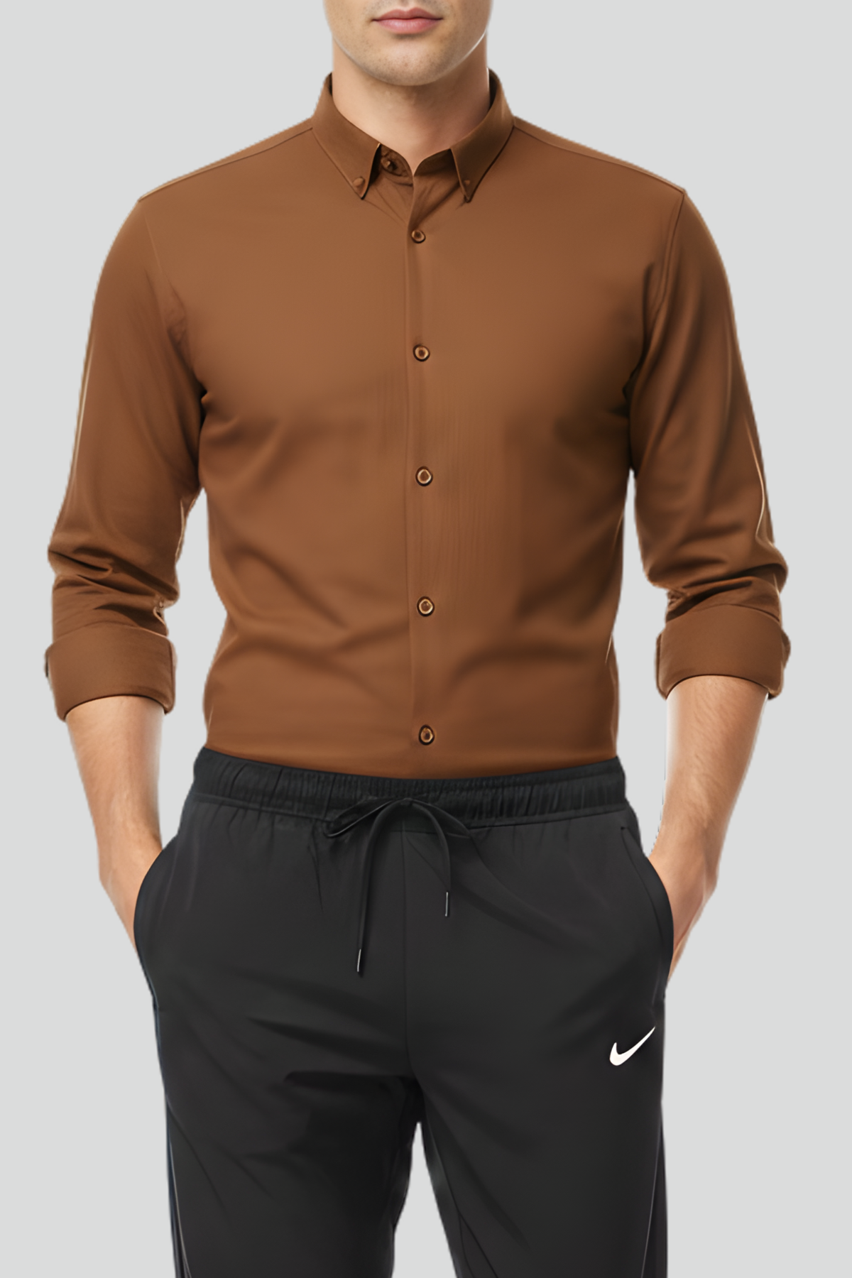 Men’s Dobby Formal Dress Shirt Premium Office Wear