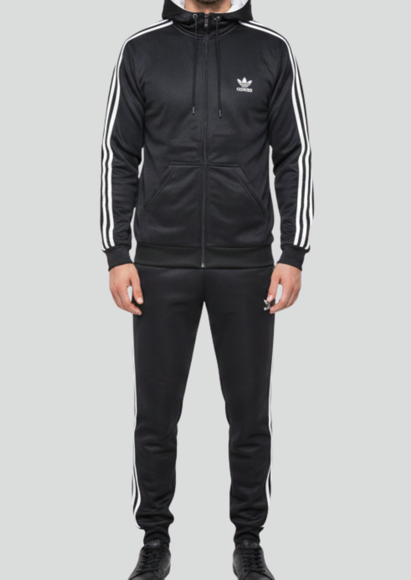 Men’s Winter Zipper Hoodie Track Suit