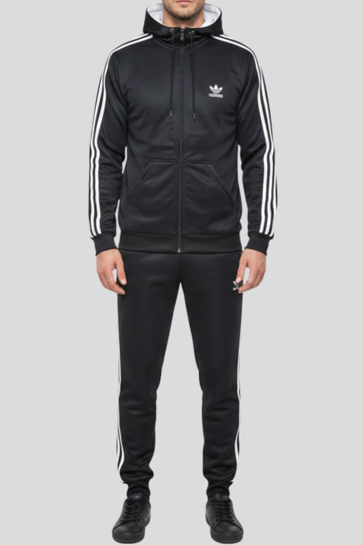 Men’s Winter Zipper Hoodie Track Suit