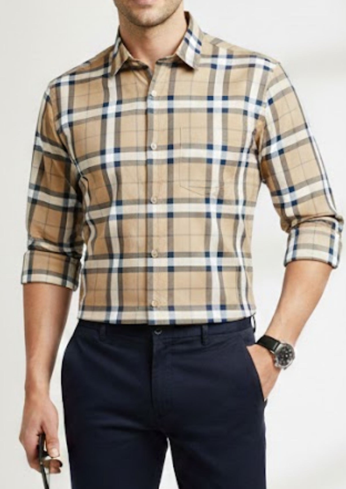 Men’s Formal Check Dress Shirts