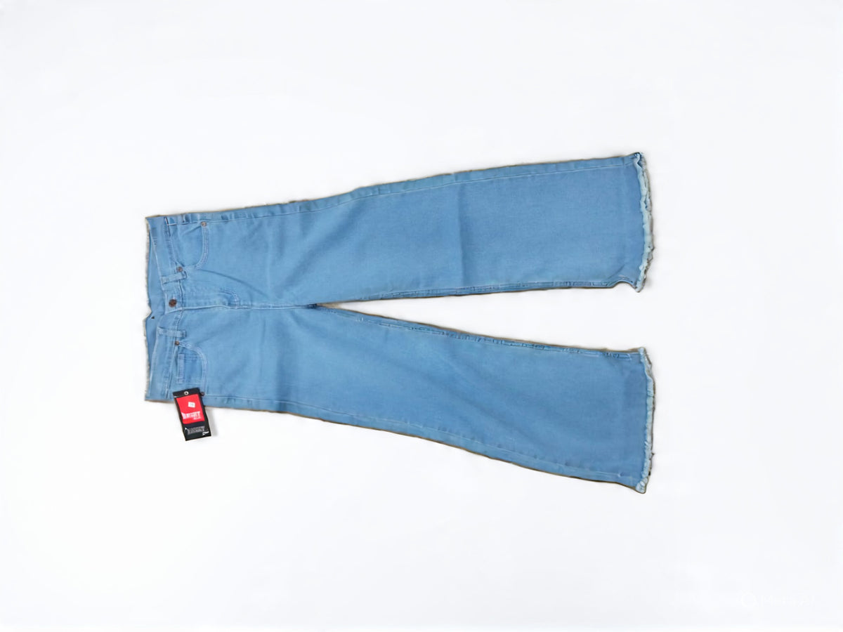 Ladies Wide Leg Jeans