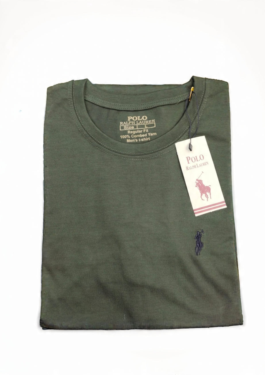 Men’s Cotton Jersey Round Neck Polo T-Shirts