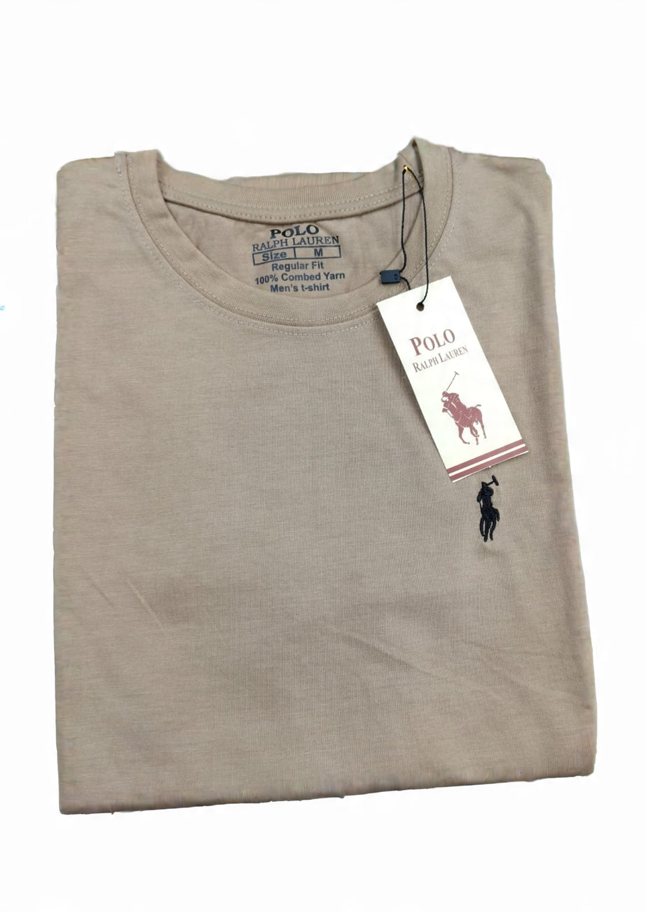 Men’s Cotton Jersey Round Neck Polo T-Shirts