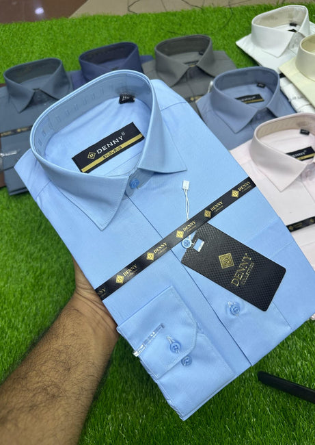 Men’s Formal Plain Dress Shirts – Premium Quality