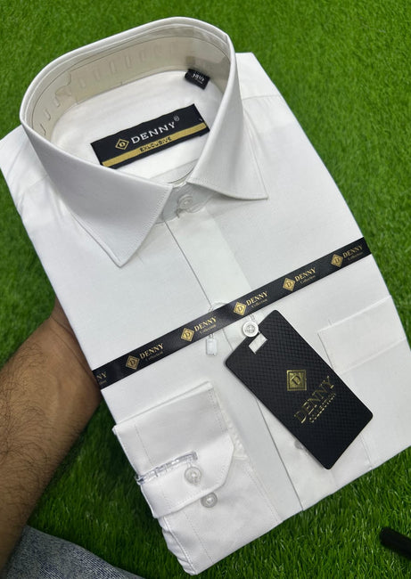 Men’s Formal Plain Dress Shirts – Premium Quality