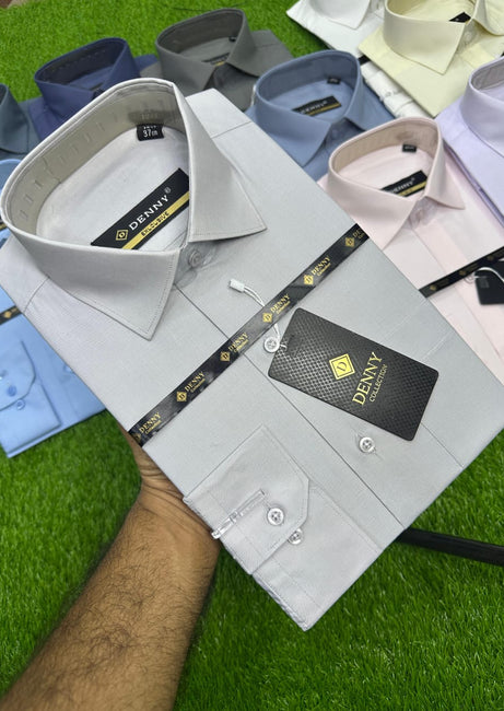 Men’s Formal Plain Dress Shirts – Premium Quality