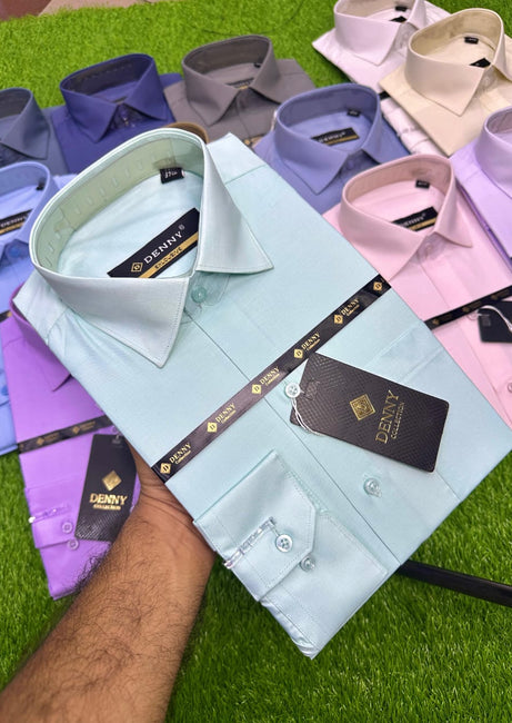 Men’s Formal Plain Dress Shirts – Premium Quality