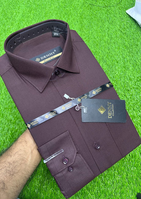 Men’s Formal Plain Dress Shirts – Premium Quality