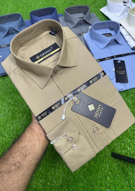 Men’s Formal Plain Dress Shirts – Premium Quality
