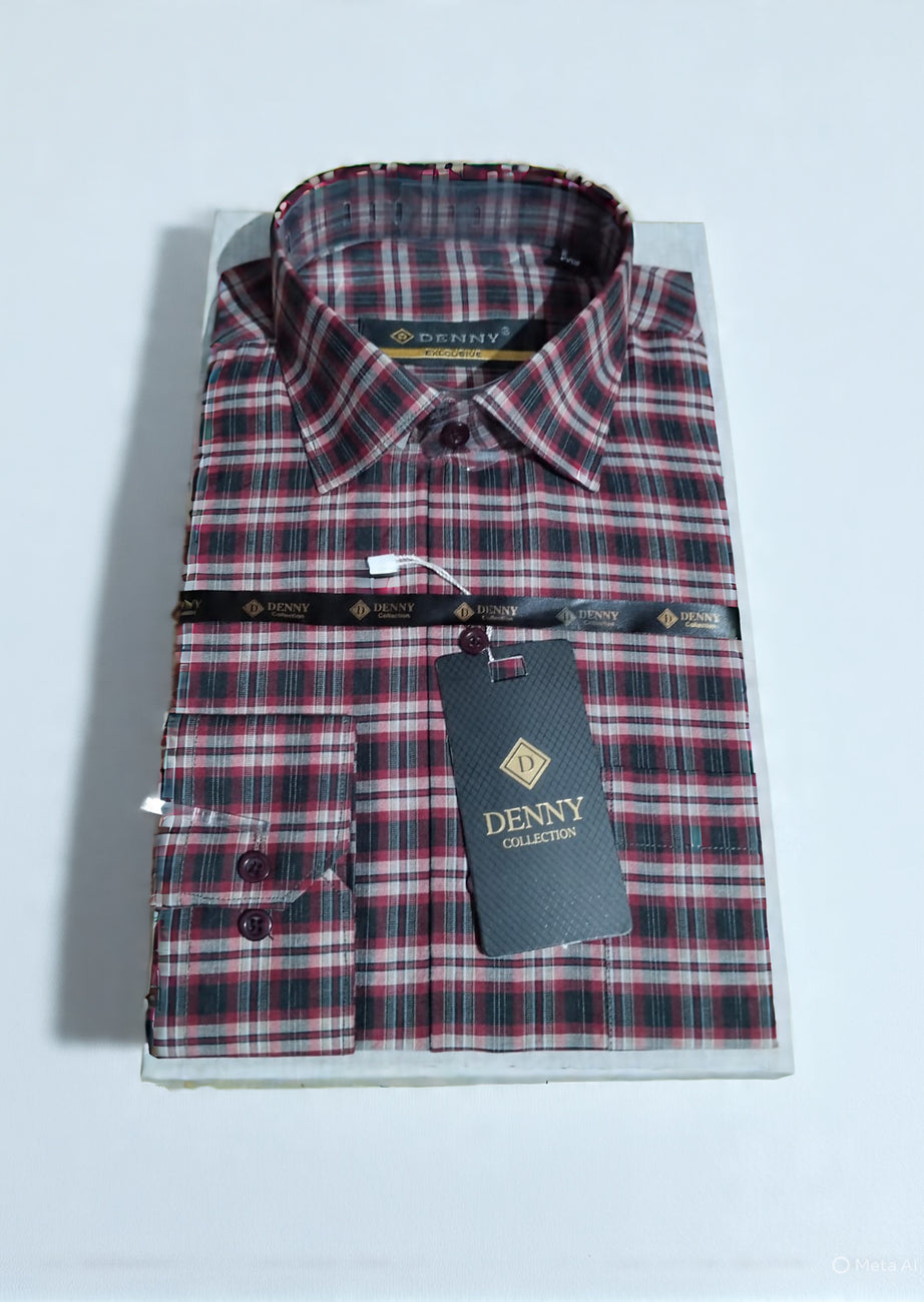 Men’s Formal Check Dress Shirts