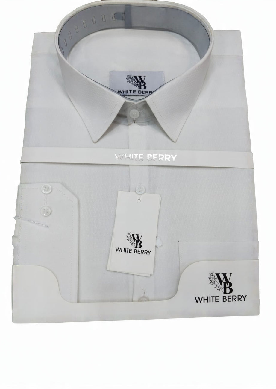 Men’s Dobby Formal Dress Shirt Premium Office Wear