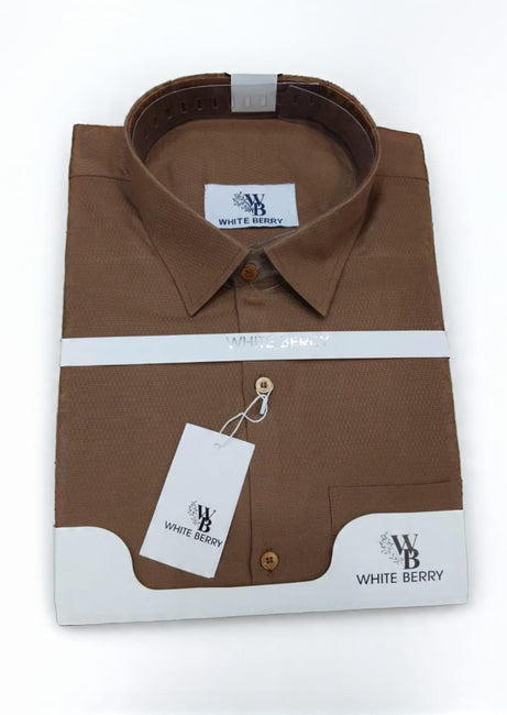 Men’s Dobby Formal Dress Shirt Premium Office Wear