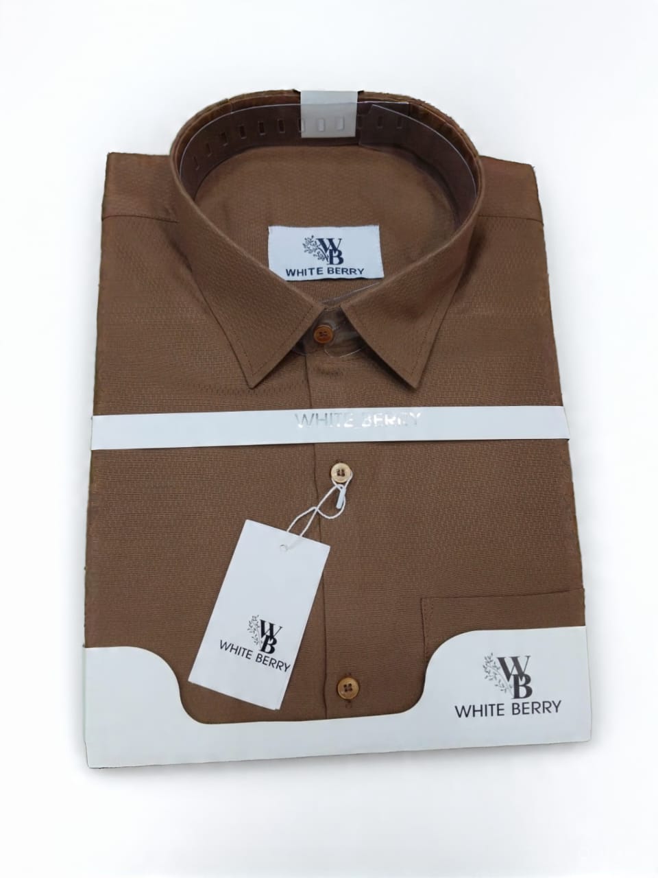 Men’s Dobby Formal Dress Shirt Premium Office Wear